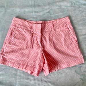 Vineyard Vines Chino Everyday Shorts Pink with White Stars Women's 0